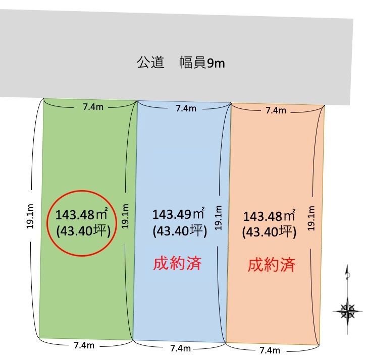 BRAINSの家 小神町：区画図