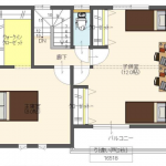 BRAINSの家 大興寺：間取り図2F